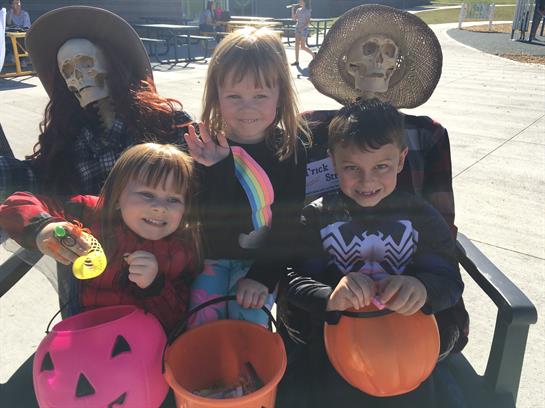 A group of kids in clothing