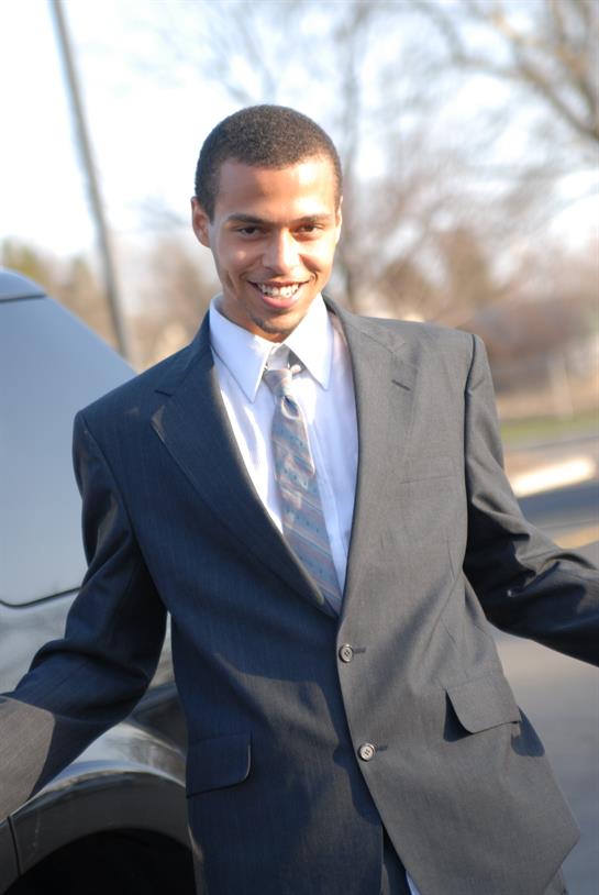 A man in a suit and tie