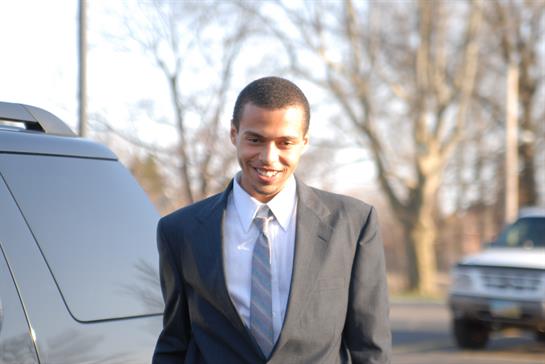 A man in a suit and tie