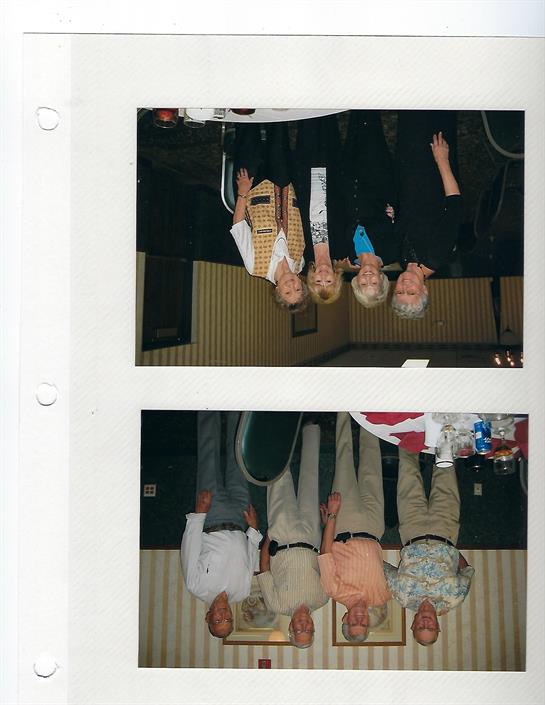 A group of old people posing for a photo