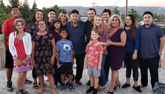 A group of people posing for a photo