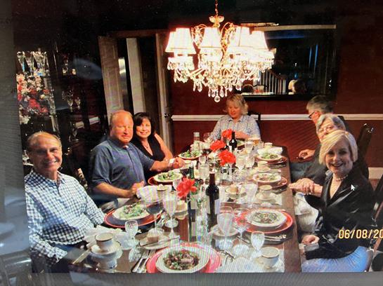 A group of people around a table