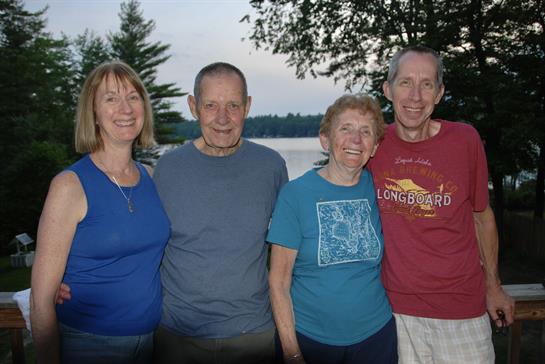 A group of people standing together