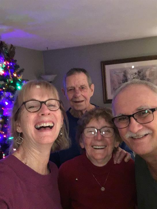 A group of people posing for a photo