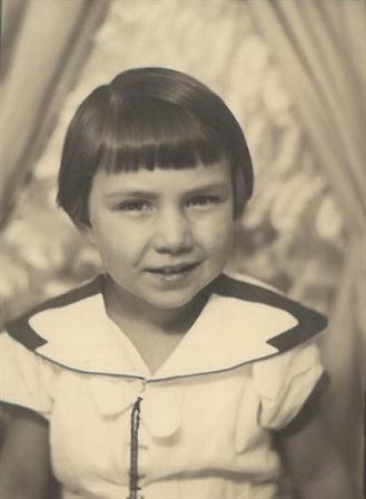 A child in a sailor suit
