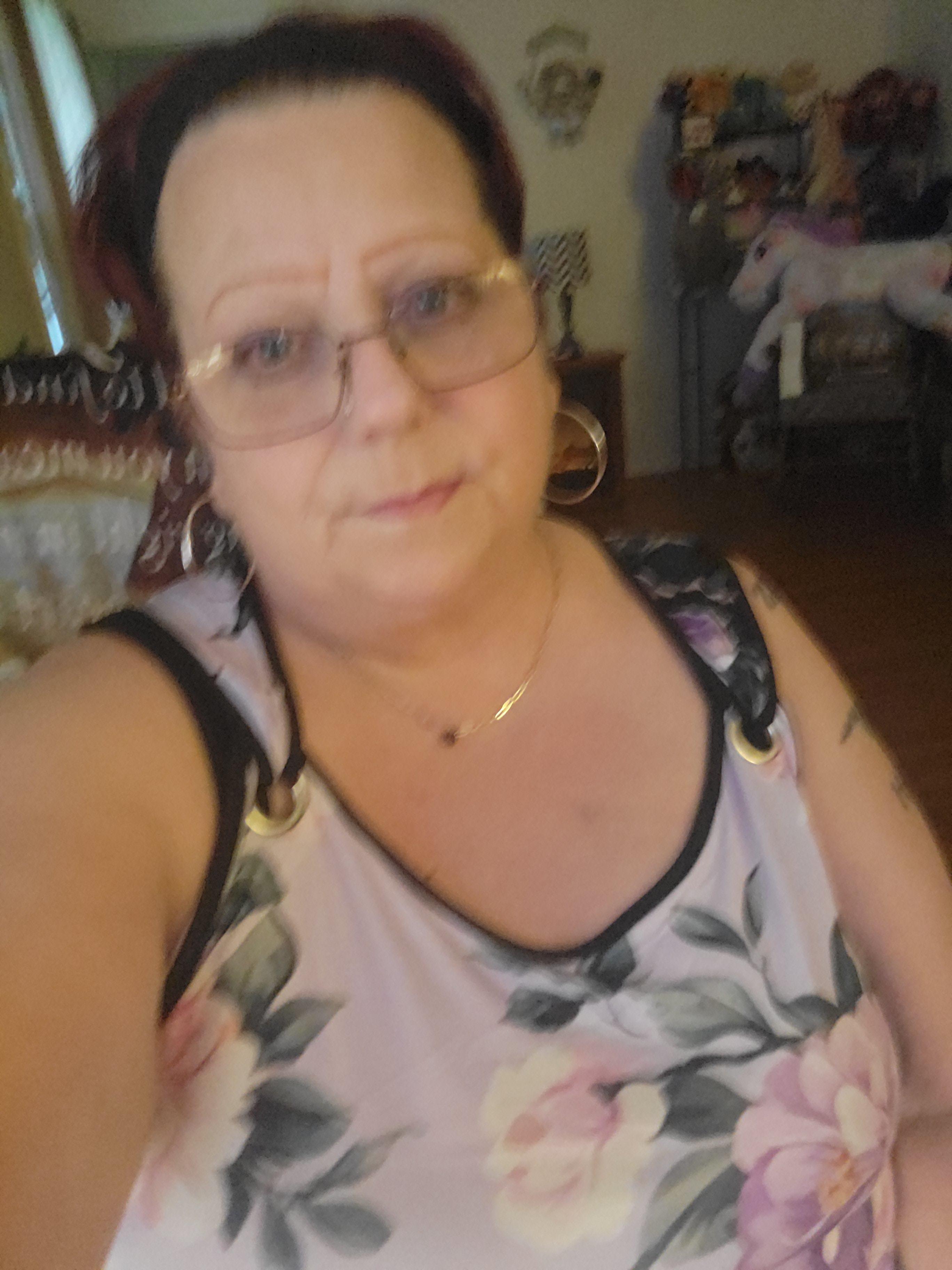 A woman taking a selfie