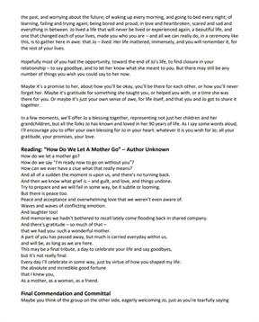 Participants engage in a meaningful conversation about motherhood and personal growth.