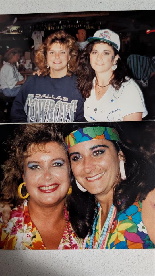 A collage of women posing for a picture