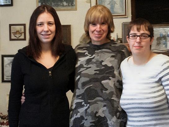 A group of women standing together