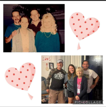 A family poses happily together, showcasing love and connection during their reunion event.