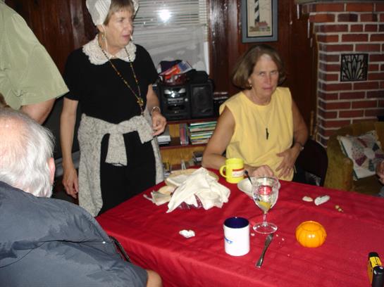 A group of people around a table