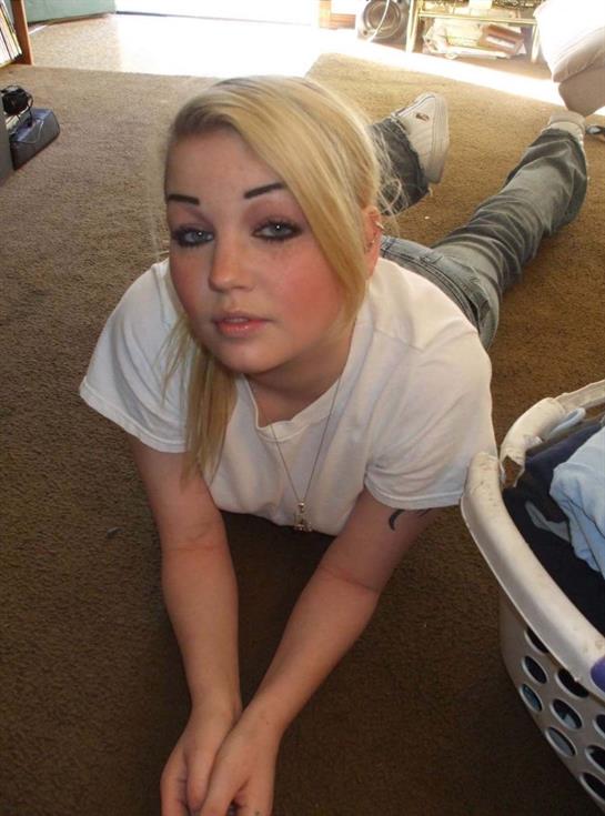 A woman lying on the floor