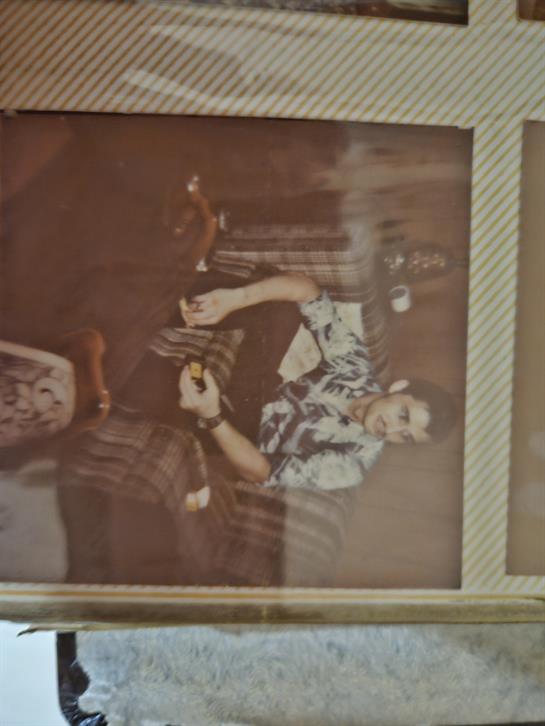 A man sitting on a couch