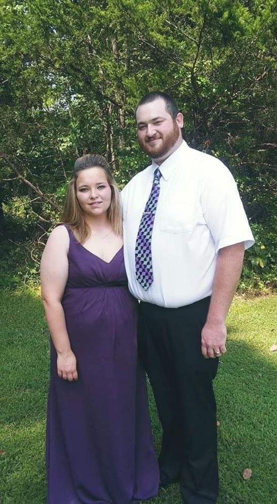 A man and woman standing together
