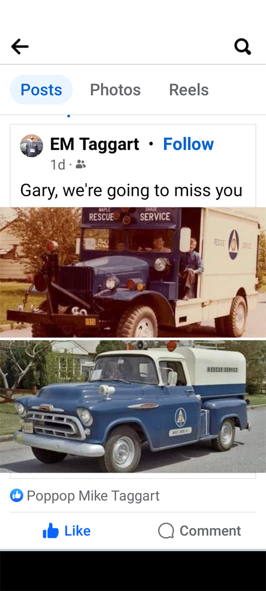 A collage of a truck