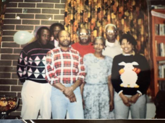 A group of people posing for a photo