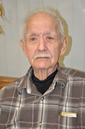 An old man with a mustache