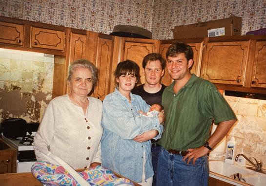 A group of people posing for a photo