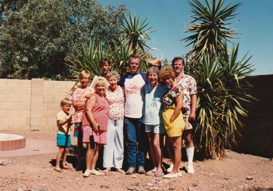 A group of people posing for a photo