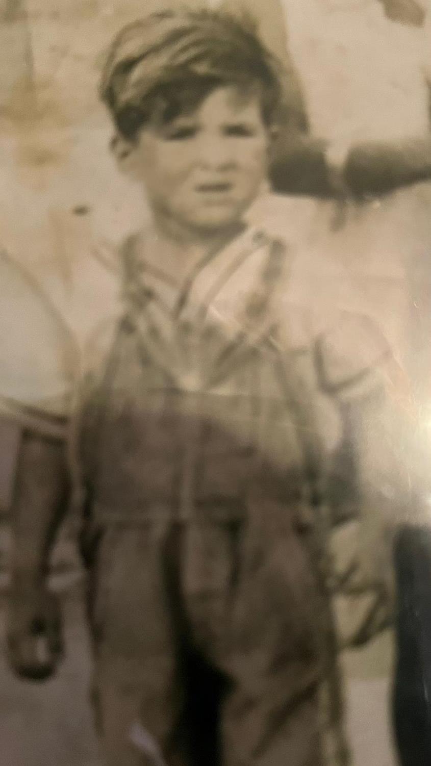 A close-up of a child