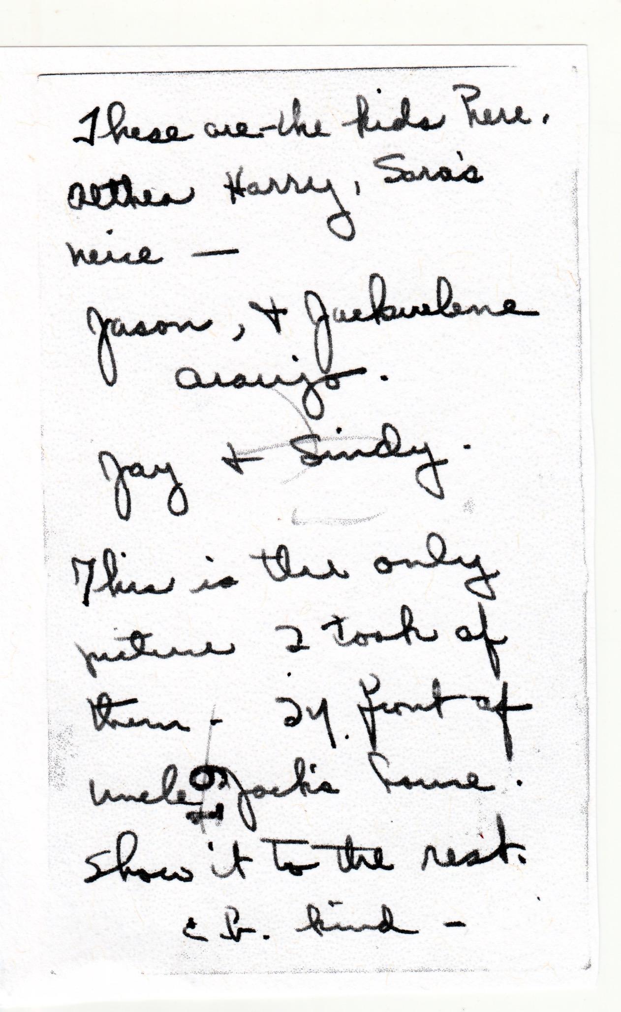 A note highlights kids enjoying a family event, preserving cherished memories.