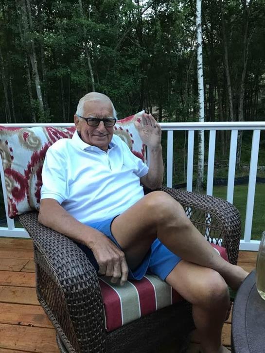 A man sitting on a chair