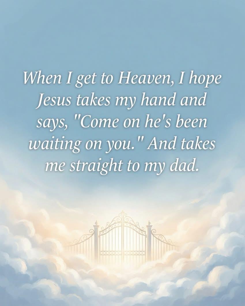A blue sky with clouds and a gate