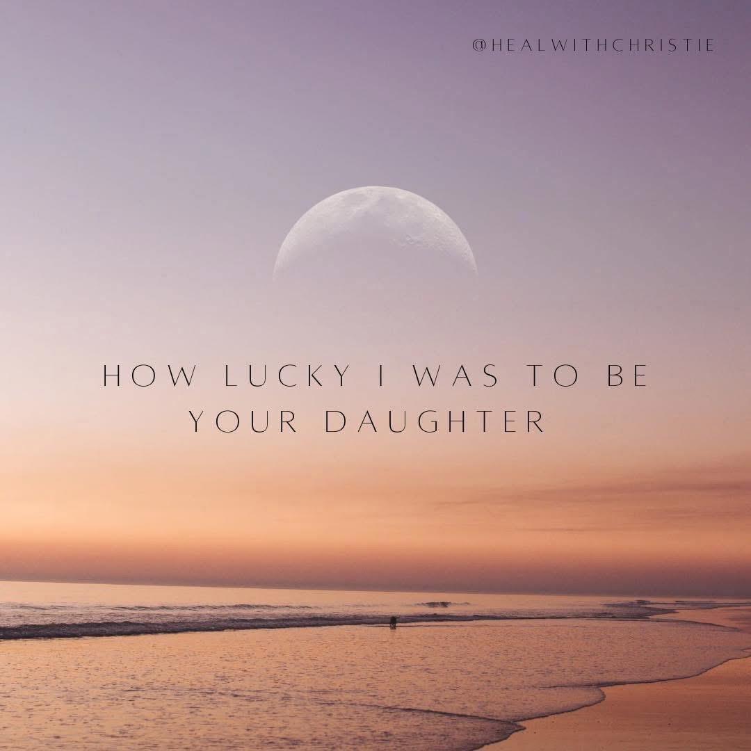 A moon over a beach