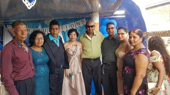 A group of people posing for a photo