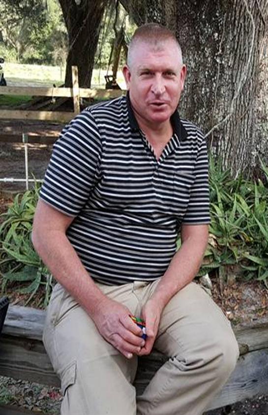 A man sitting on a bench