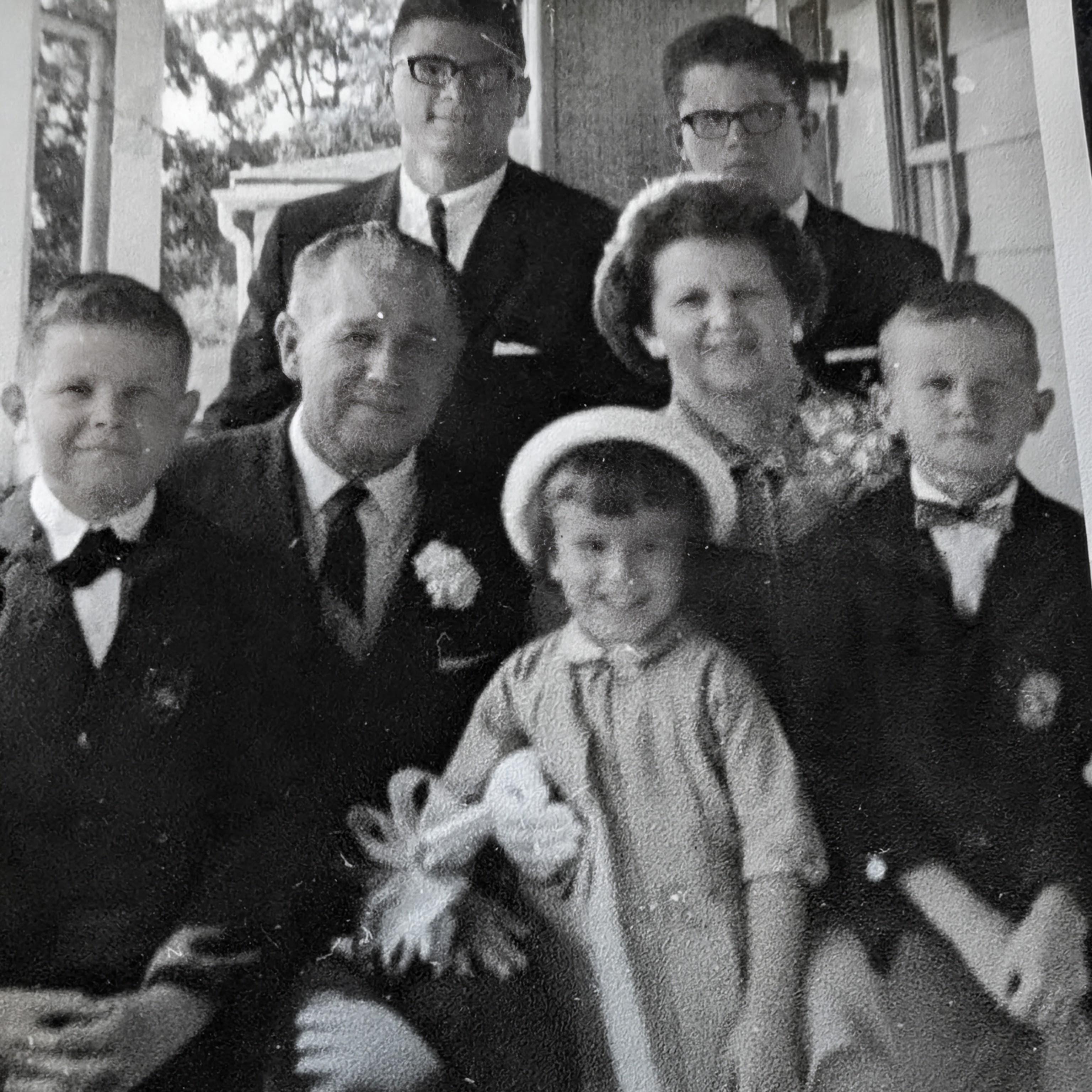 A group of people posing for a photo