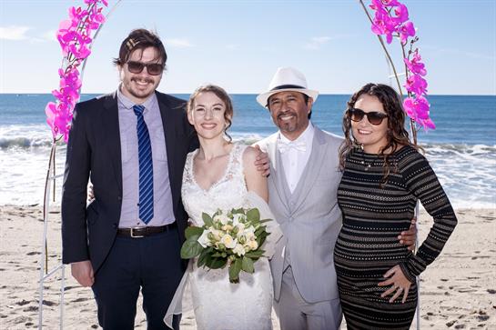 A group of people posing for a photo