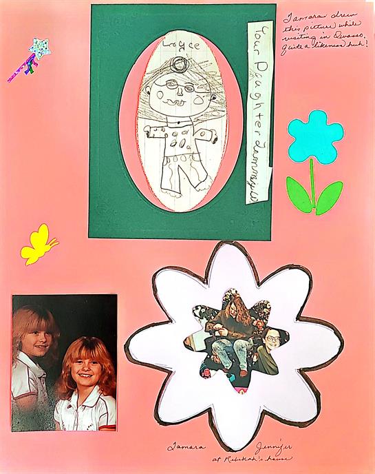 A collage of pictures and pictures of children