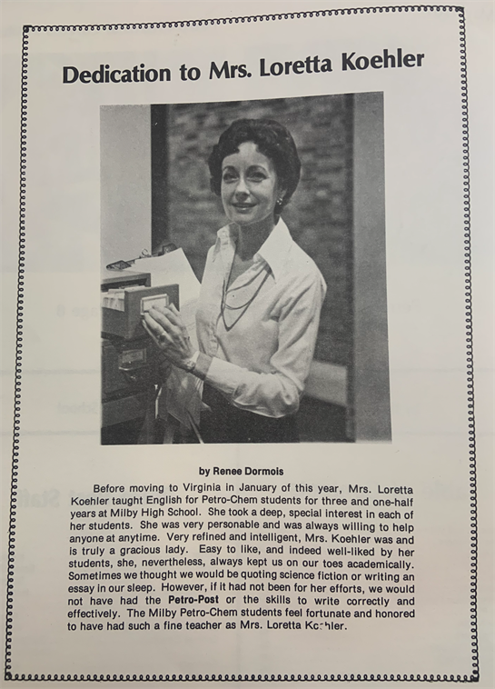 A woman smiling and holding a file