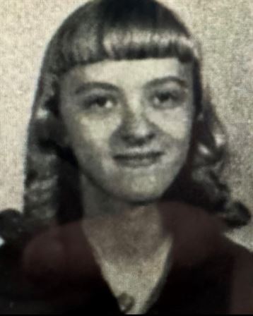 A close-up of a woman