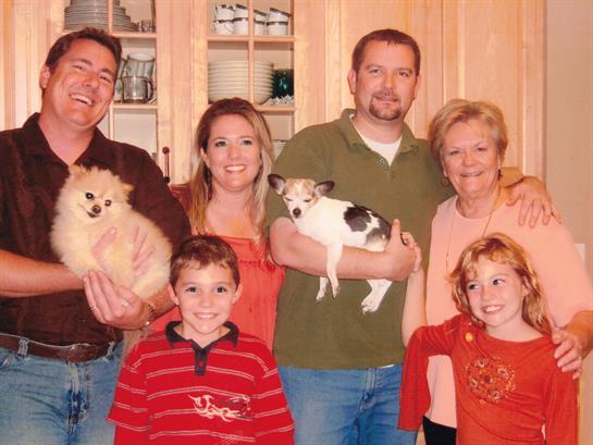 A group of people posing for a photo