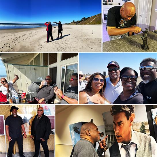 Friends engage in different activities, creating joyful memories at the beach and indoors.