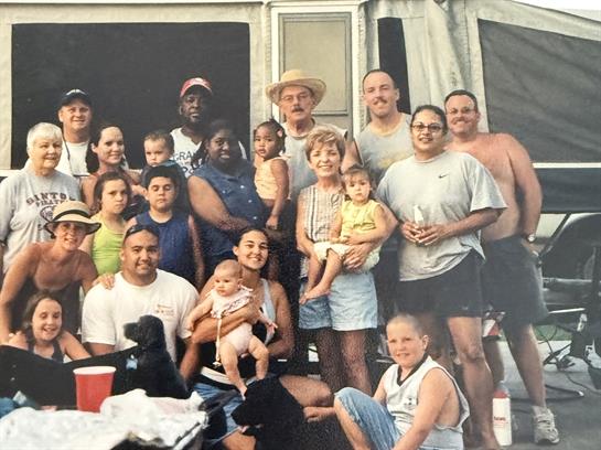 A group of people posing for a photo