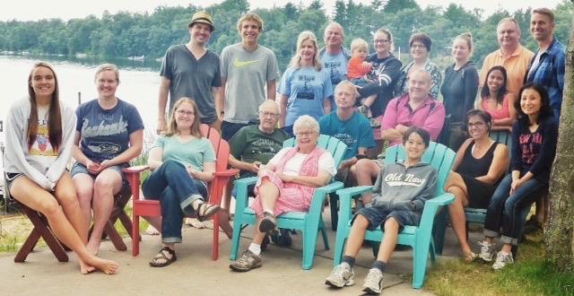 A group of people posing for a photo