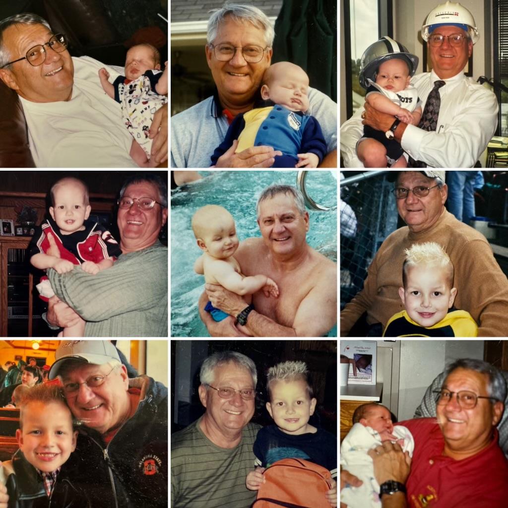 Grandparent loves time with grandkids, enjoying fun activities in various places.