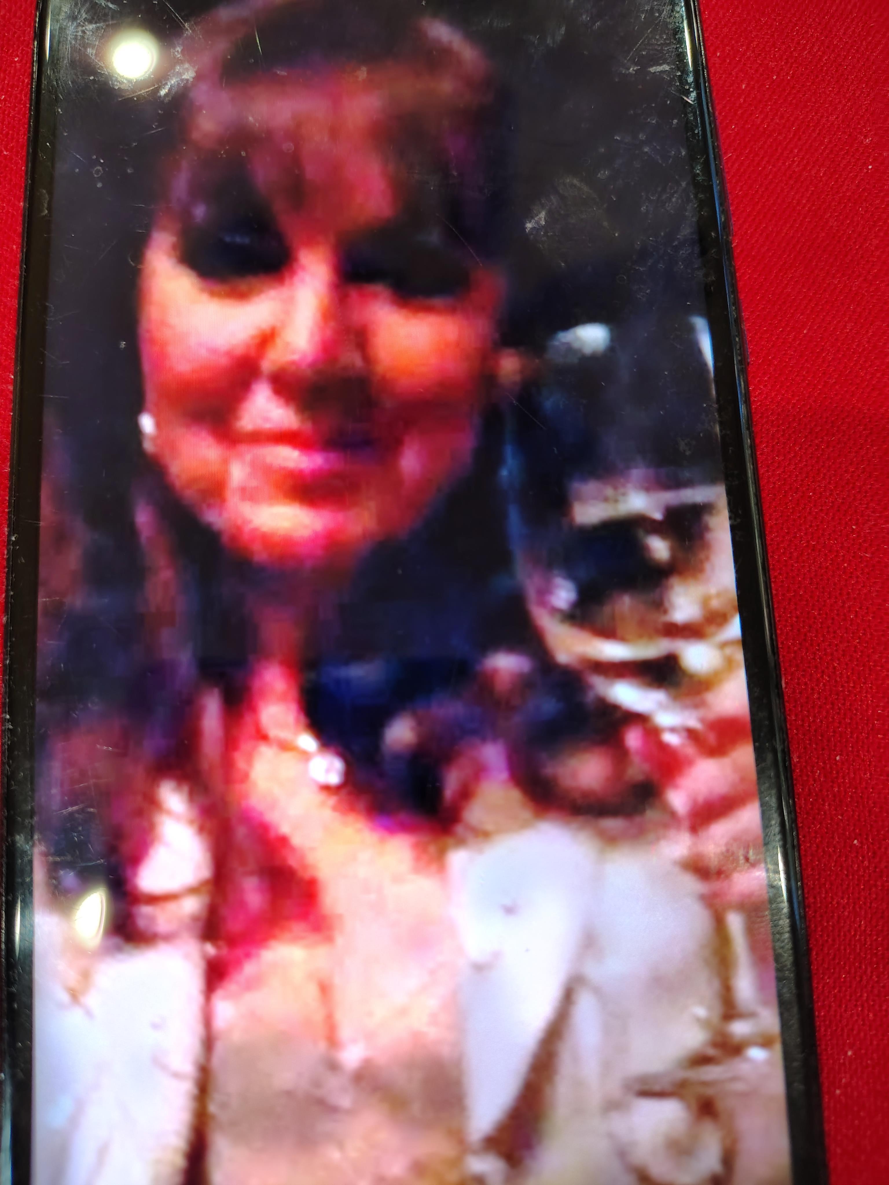 A woman taking a selfie