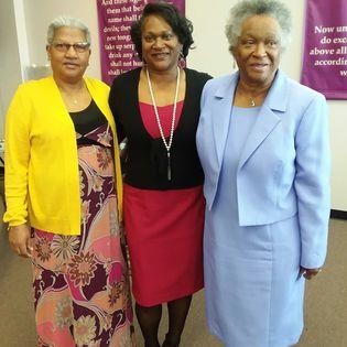 A group of women standing together