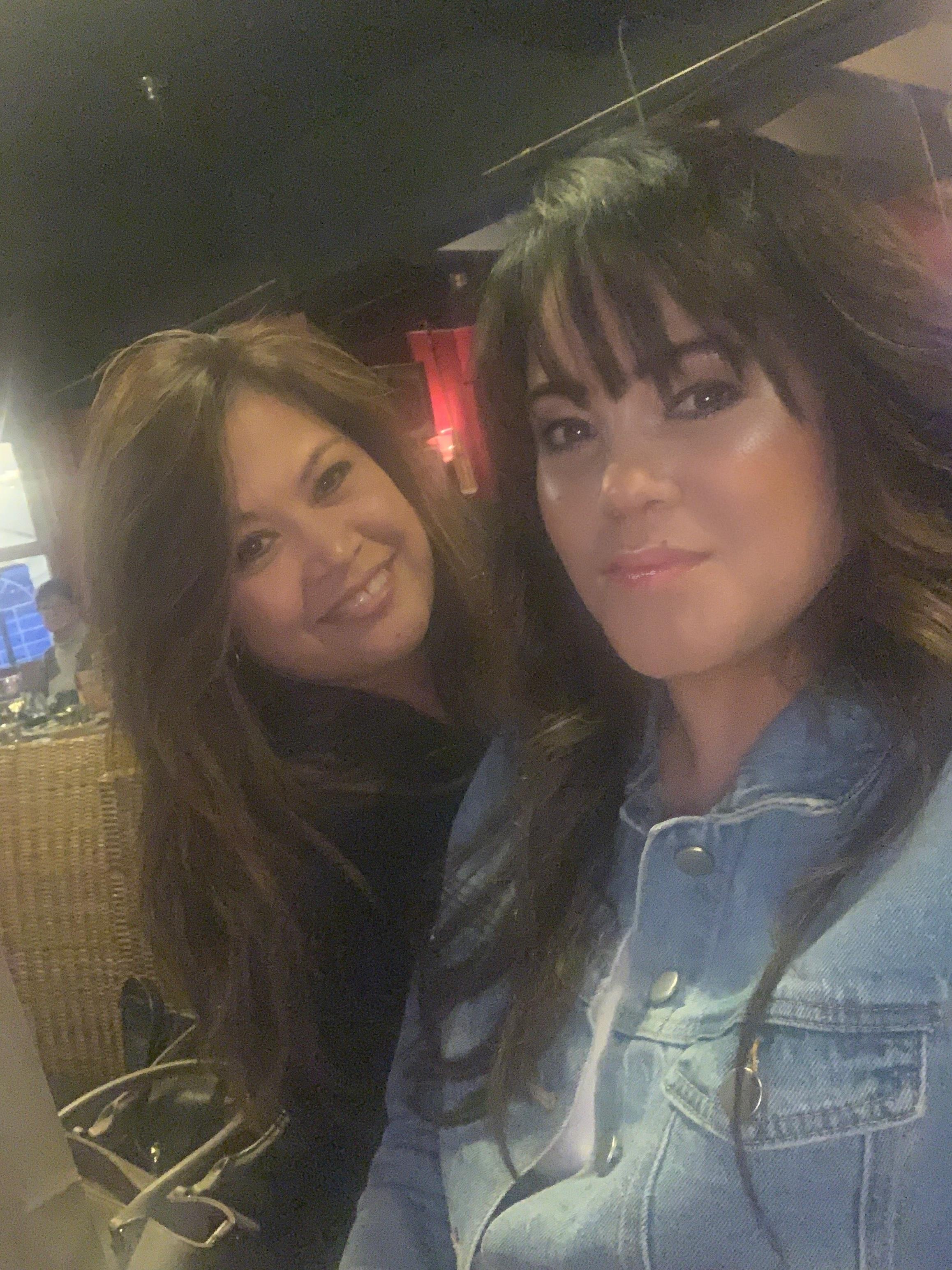 Two women taking a selfie