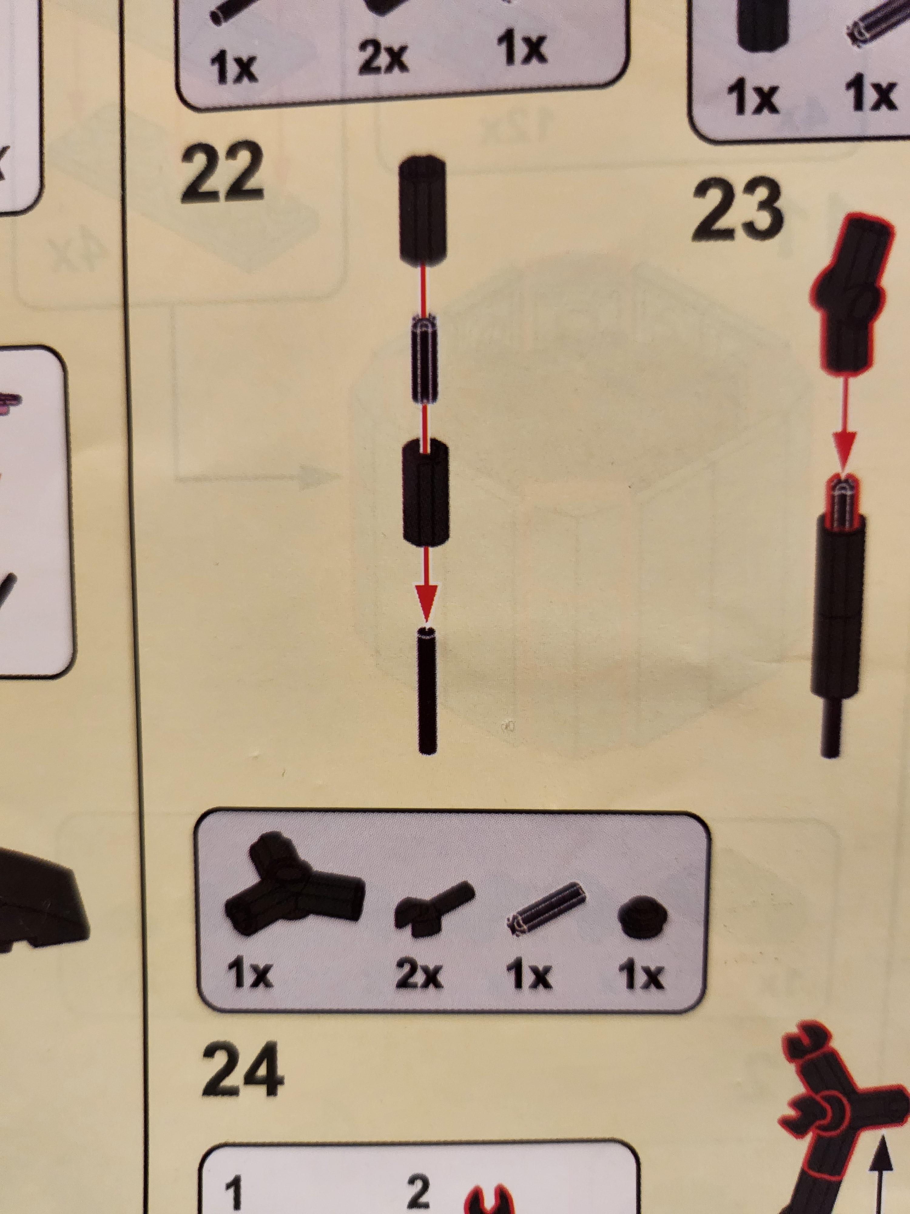 A diagram of a toy gun