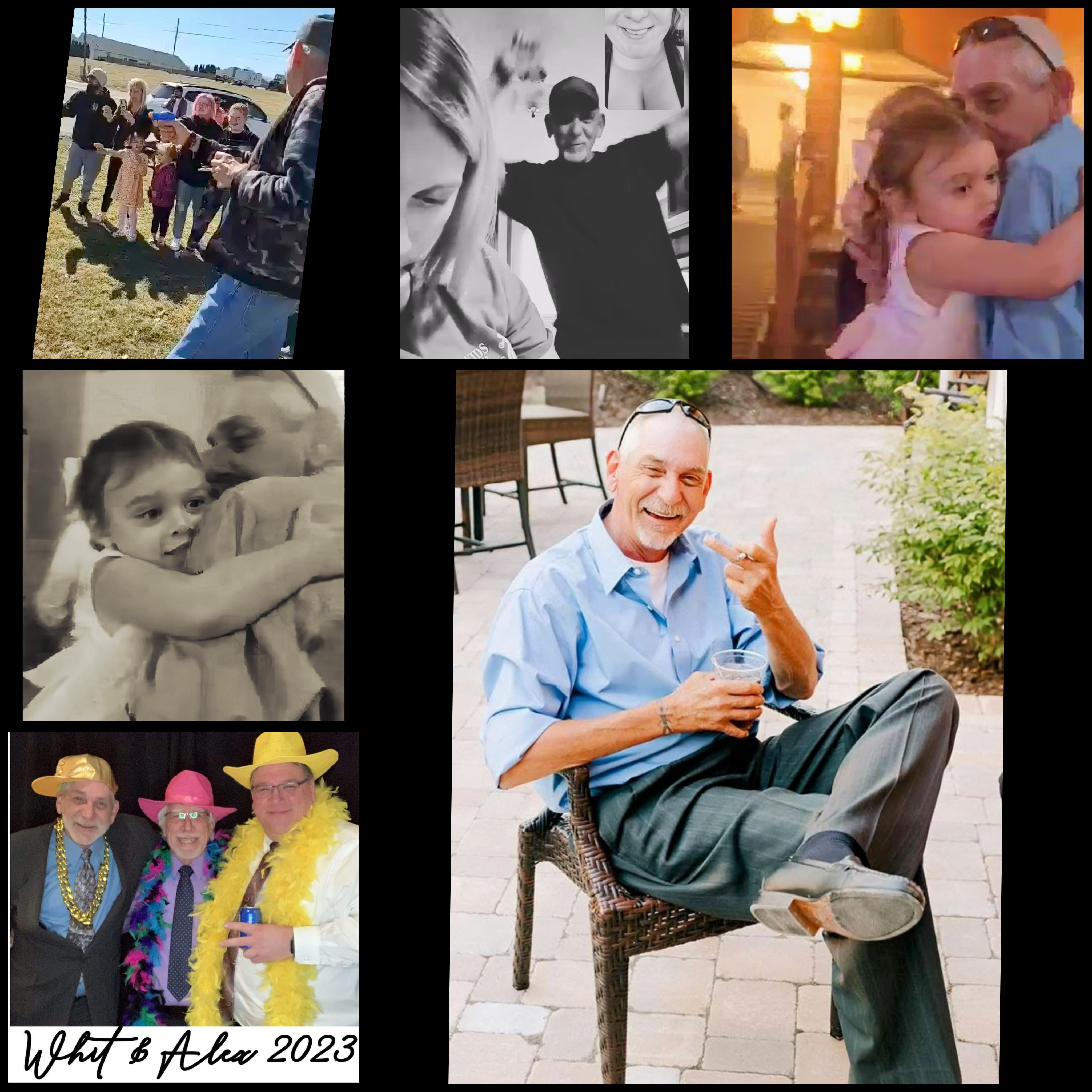 Relatives gather for music, laughter, and dancing at a cozy evening home gathering.