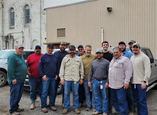 A group of men standing together