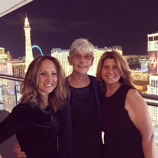 A group of women posing for a picture
