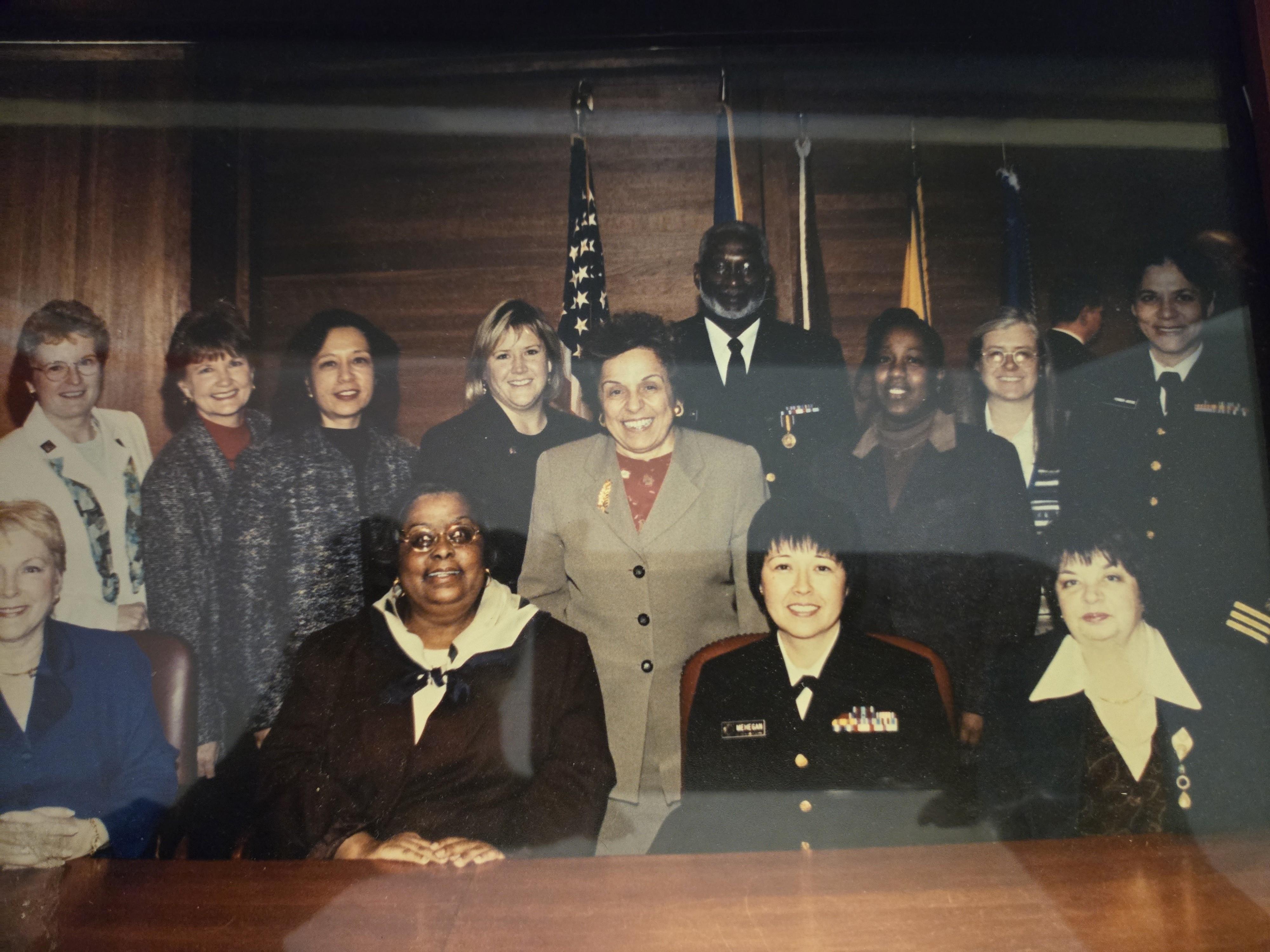 Diverse women leaders unite at a ceremony, celebrating empowerment and unity.