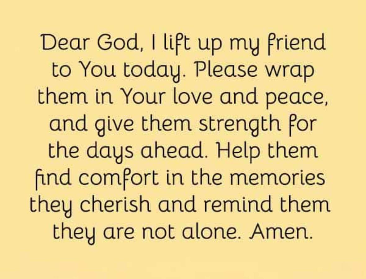 Heartfelt message expressing support and love for a friend in need of strength and comfort.