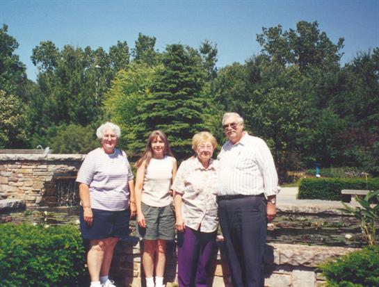 A group of people standing together